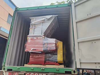 Customized medical waste shredder machine ship to Austrila