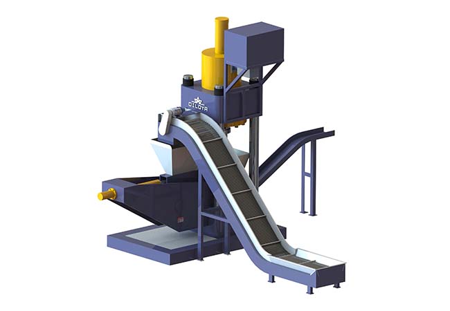 BPS Vertical Metal Chips Briquetting Press Line
