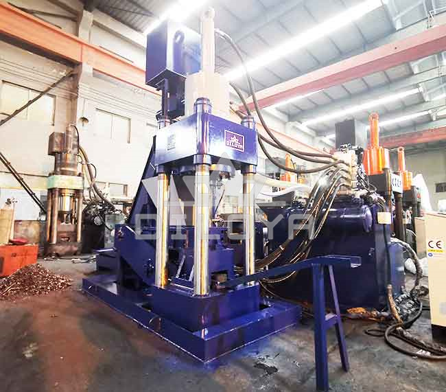 Copper Chip Hydraulic Briquetting Press Machine