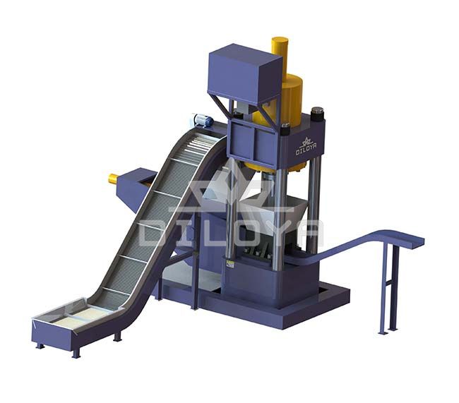 Metal Chip Briquetting System Machine