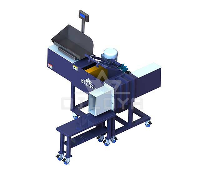 Manufacture of a press machine for rags