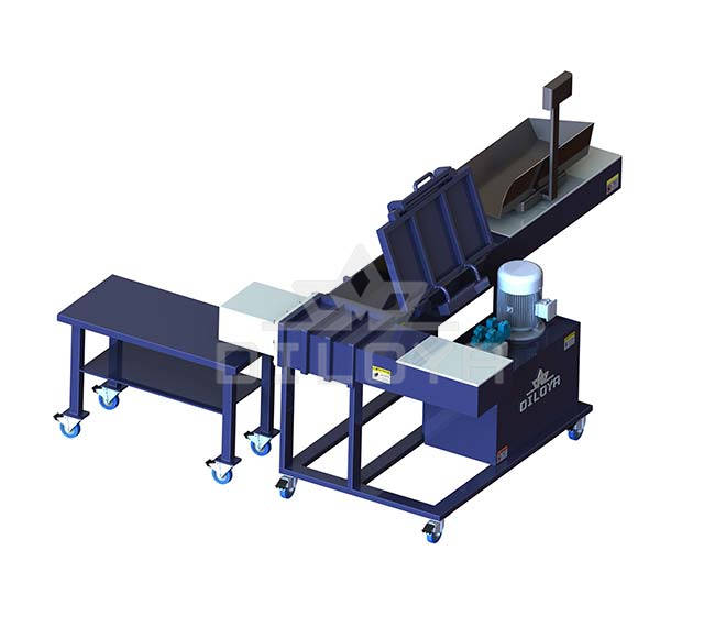 Pressing machine for bale rags