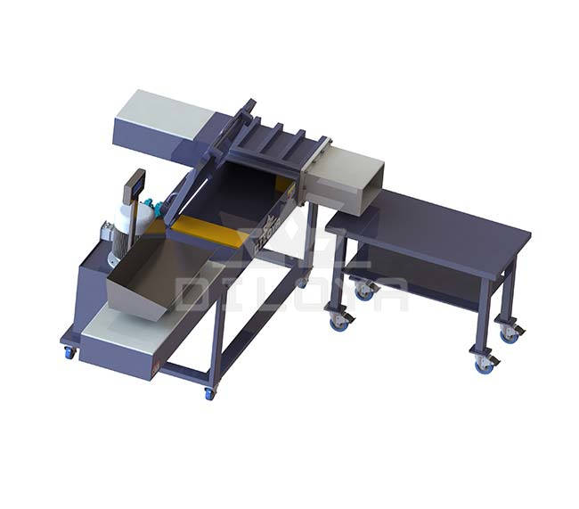 Textile trims bagging press machine