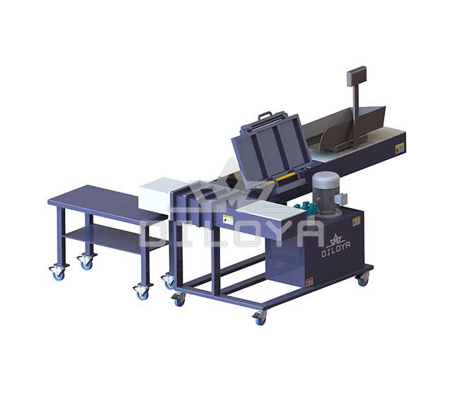 Rags compacting machine