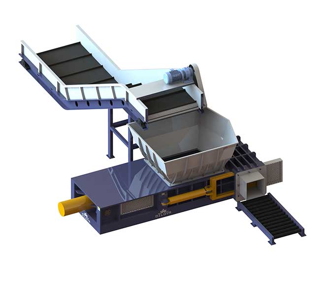 Ring-Pull Cans Baler With Conveyor
