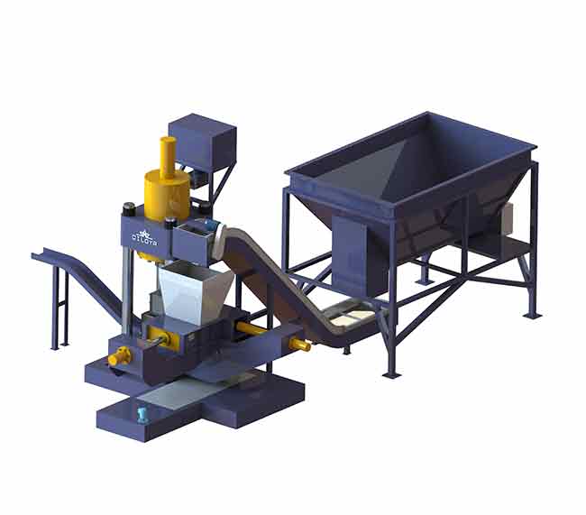 Brass Powder briquetting press